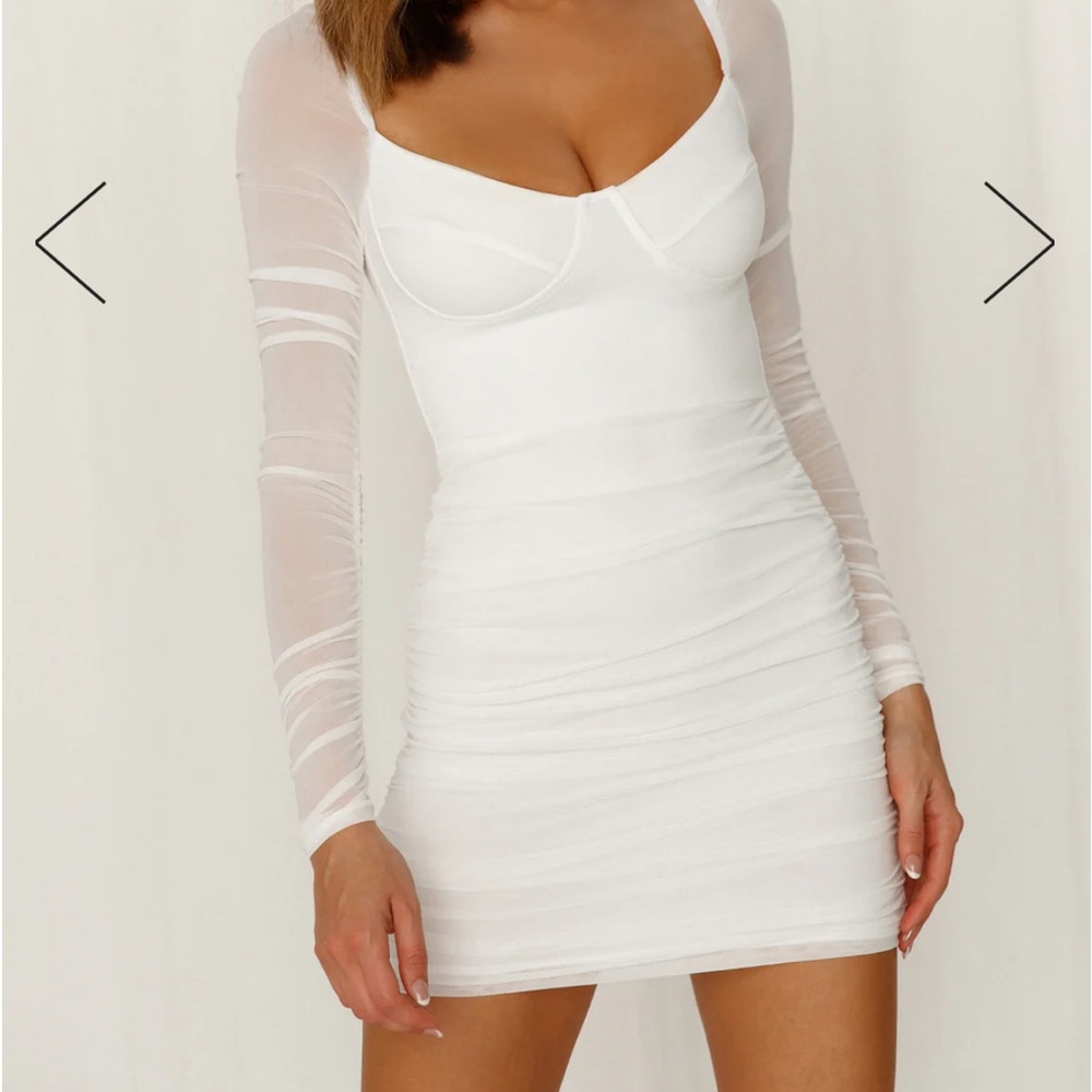 Hello Molly - Keeping Secrets From Me Dress - White Size 6 M